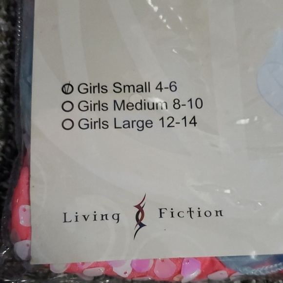 New! Girls Mermaid costume! Small 4-6 - Picture 7 of 8